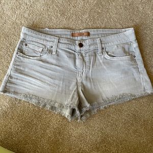 Joe’s Light Grey Jean Shorts
